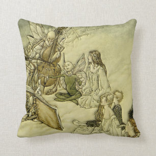 And a Fairy Song - Arthur Rackham Cushion