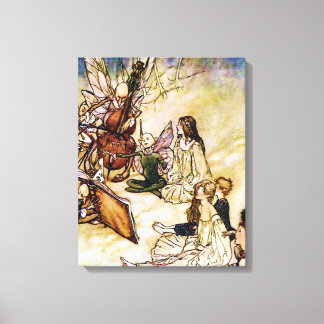 And a Fairy Song by Arthur Rackham Canvas Print