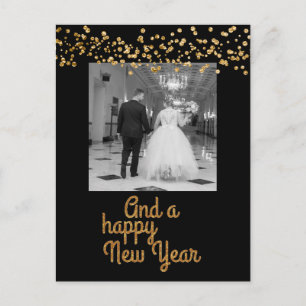 And a happy New Year holiday Postcard