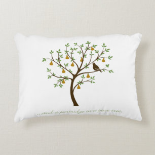 And a partridge in a pear tree decorative cushion