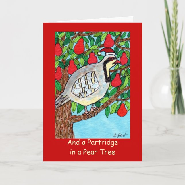 And A Partridge in a Pear Tree Holiday Card (Front)