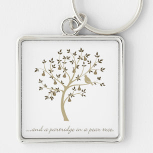 And a partridge in a pear tree key ring