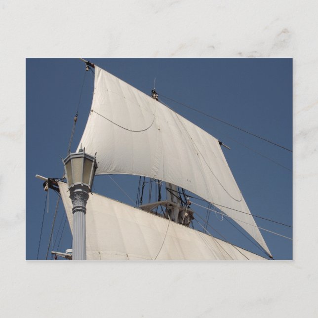 ... and a streetlamp to steer her by. postcard (Front)