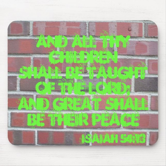 And All Thy Children... Mouse Mat (Front)