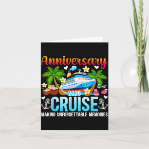 And Anniversary Cruise Making Memories Husband Card