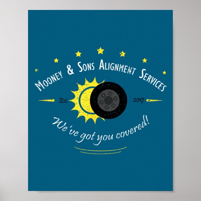 And Astronomy Science Fans Solar Eclipse Poster (Front)