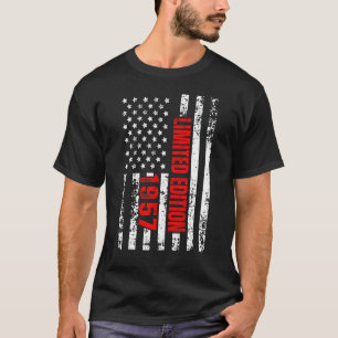 And Born In 1957 Patriotic 65th Birthday T-Shirt