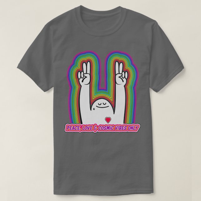 and Cosmic Vibes T-Shirt (Design Front)