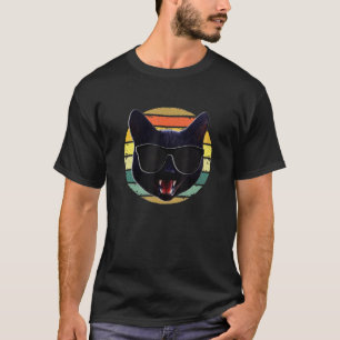   And Cute Cat    Face Cat With Glasses T-Shirt