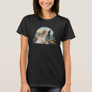 and cute guinea pig is wild at Christmas  1 T-Shirt