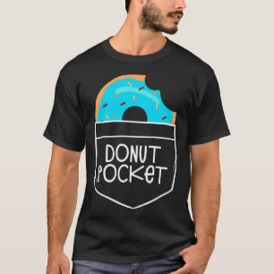 And Cute Lime Bitten Doughnut Pocket Doughnut T-Shirt