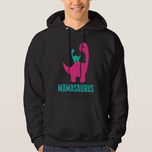 and Cute of  Grandmasaurus Dino Dinosaurs Themed Hoodie (Front)