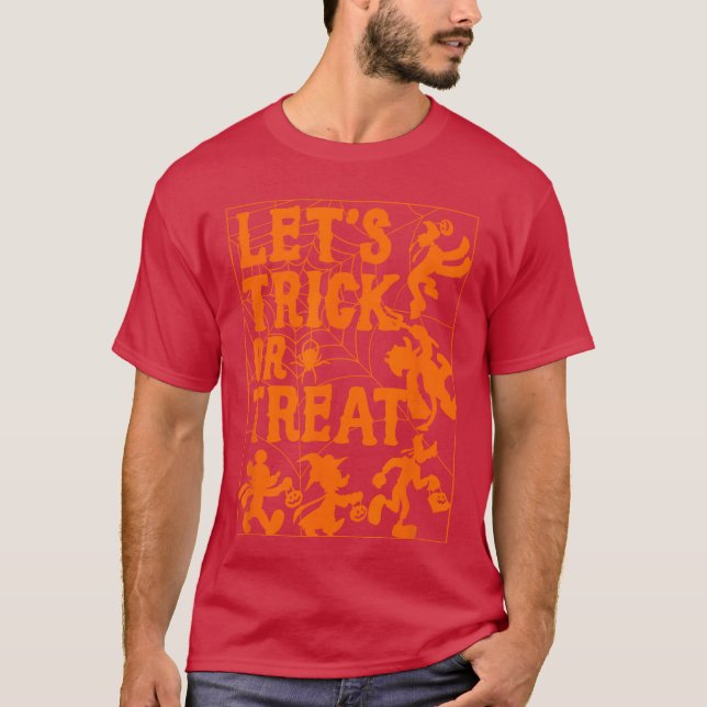and Friends Halloween Lets Trick Or Treat T-Shirt (Front)