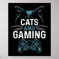 And Gaming Cute Cat Lover Gamer Video Game Cute De