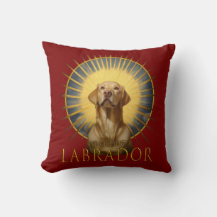 And God sent a Labrador Funny art Cushion