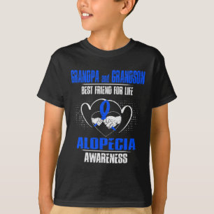 And Grandson Best Friend Of Life Alopecia Awarenes T-Shirt