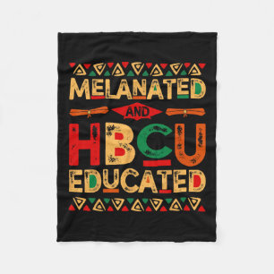 And Hbcu Educated Africa Pride Black History Month Fleece Blanket