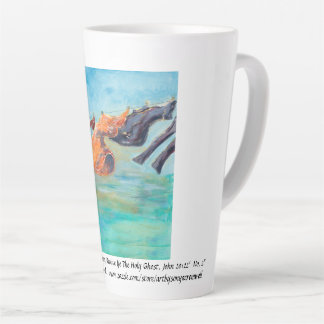 "And He Breathed on Then..No 2" Latte Mug