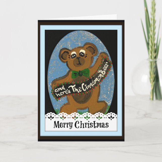 And Here's The Cinnamon Bear Card (Front)