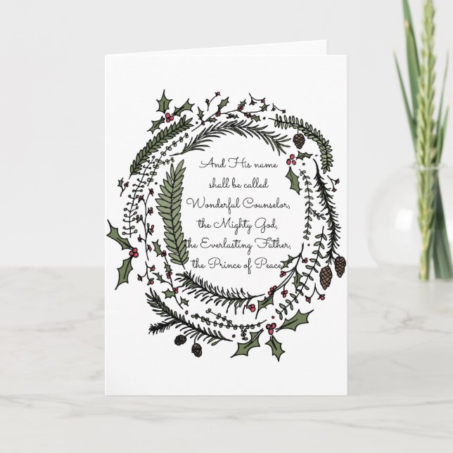 And His Name Shall Be Called Christmas Card (Front)