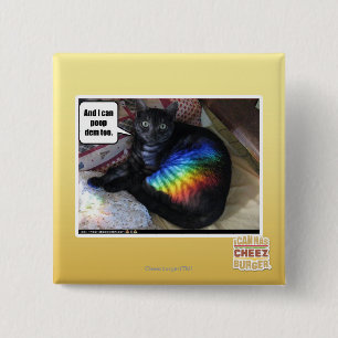 And I can poop dem too. 15 Cm Square Badge