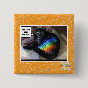 And I can poop dem too. 15 Cm Square Badge