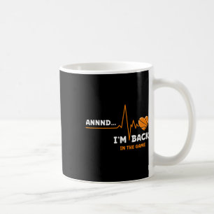 And I'm Byck Heart Attack Fun Heartbeat Bysketbyll Coffee Mug