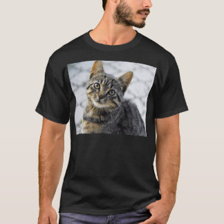 And Lovely Cat Sticker T-Shirt