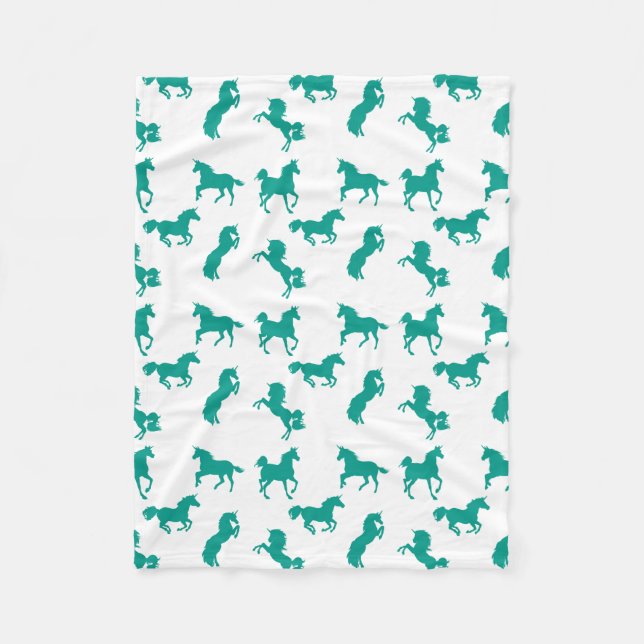And More Unicorns! Fleece Blanket (Front)