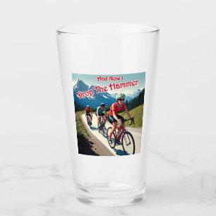 And Now I Drop The Hammer Woman Cycling Glass