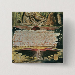"And One stood forth" 15 Cm Square Badge