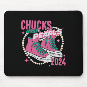 And Pearls I'm With Her Kamala 2024 Mouse Mat