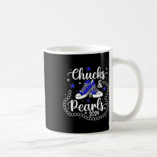 And Pearls Kamala Harris 2024 Meme Vote President  Coffee Mug