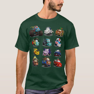 and Pixars Cars Many Maters  T-Shirt