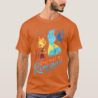 and Pixars Elemental Chemical Reaction Ember  Wade T-Shirt