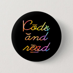 And Read Dyslexia Awareness 6 Cm Round Badge