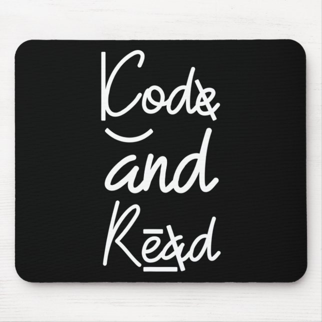 And Read Dyslexia Learning Disability Dyslexic  Mouse Mat (Front)