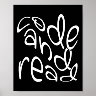 And Read Dyslexia Warrior Dyslexic Dyslexia Awaren Poster