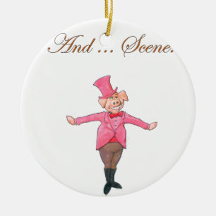 And ... Scene. Ceramic Tree Decoration