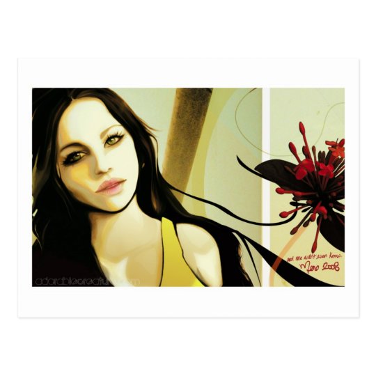 And She Didnt Even Know Postcard