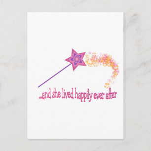 And She Lived Happily Ever After Postcard
