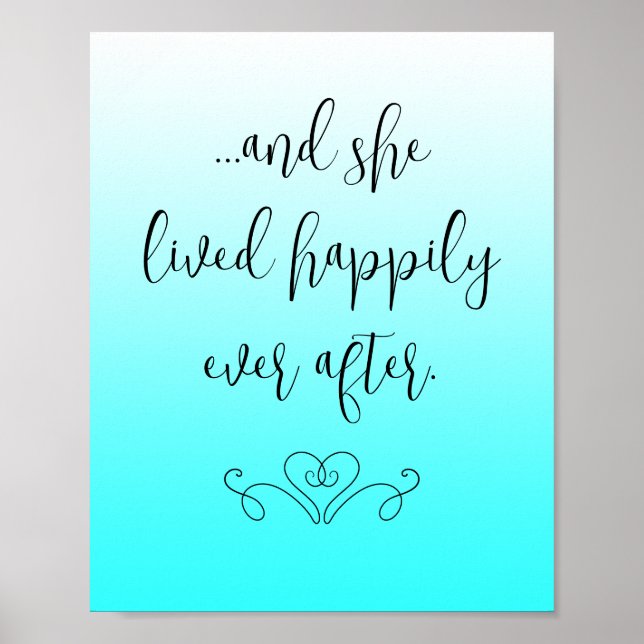 And She Lived Happily Ever After Poster (Front)
