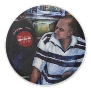 And…She Married the Mailman Ceramic Knob