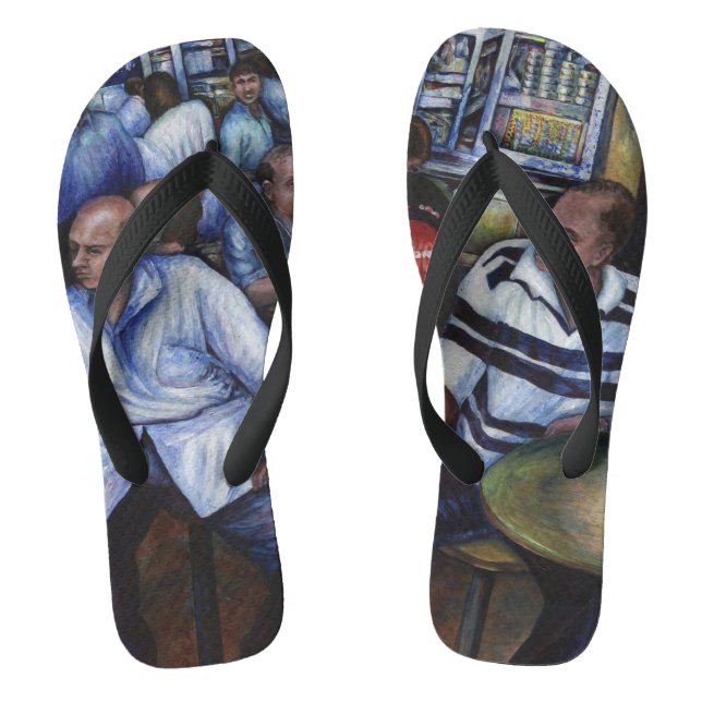 And…She Married the Mailman Flip Flops (Footbed)