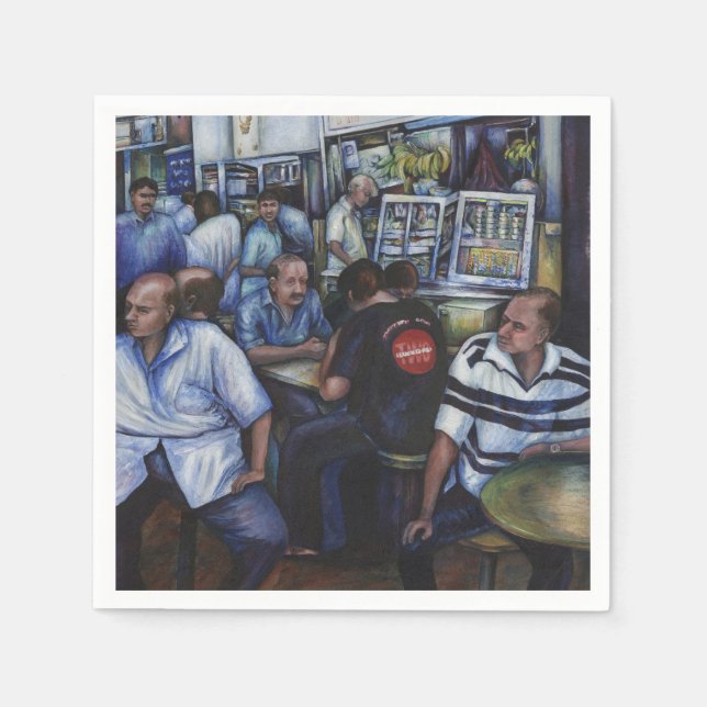 And…She Married the Mailman Napkin (Front)