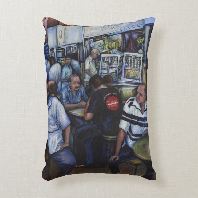 And…She Married the Mailman, Singapore Decorative Cushion (Front(Vertical))