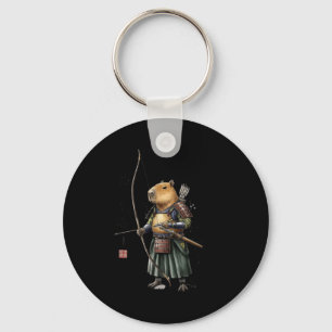 And Shirt Japanese Archer Capybara Kyudo Bow Key Ring