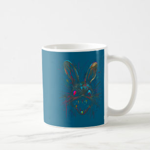 And Shirt Psycho Crazy Paint Bunny Horror Coffee Mug