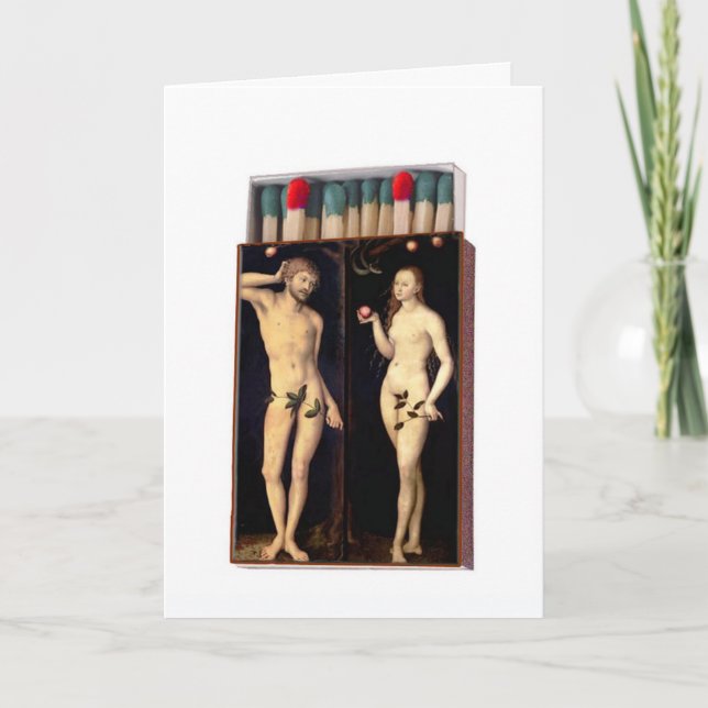 And So it Began Greeting Card (Front)