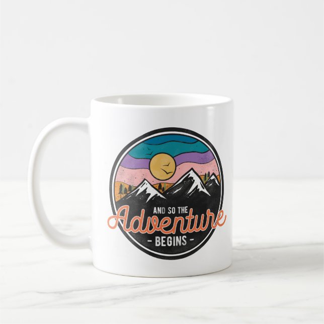 And So The Adventure Begins Coffee Mug (Left)